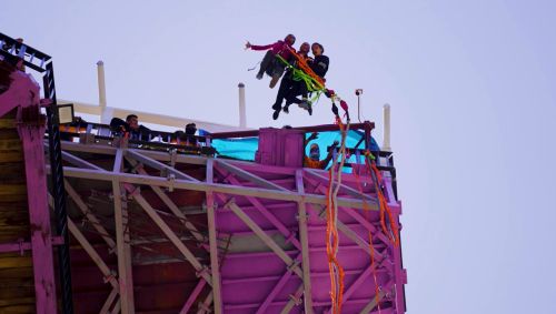 Couple Bungee Jumping