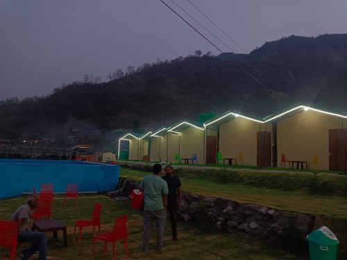 Night Camping in Rishikesh